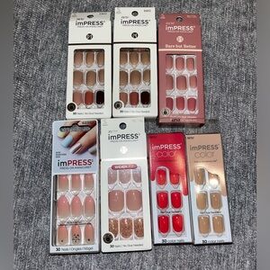 Impress nail haul - pinks and nudes